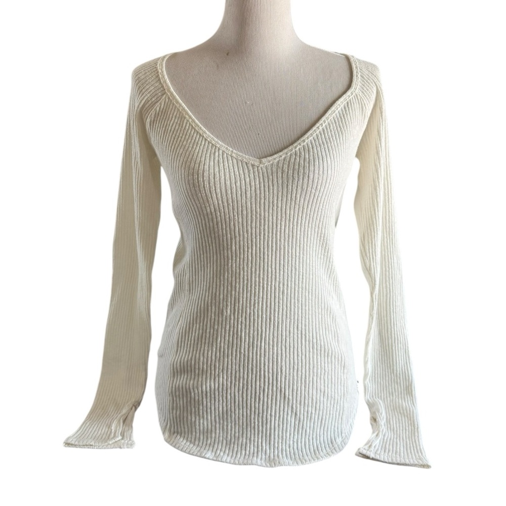 NWOT We The Free White Long Sleeve Top Size L